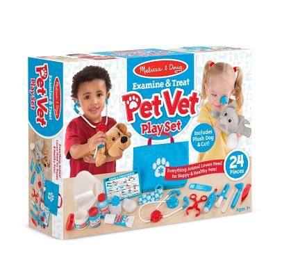 Melissa and Doug Examine and Treat Pet Vet Play Set