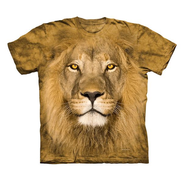 Kool Africa - Animal Dyed T-Shirt - Tweens - Lion - For Boys &amp; Girls