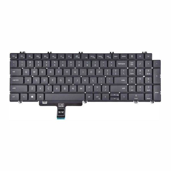 Backlit Keyboard 0N7N16 for Dell Latitude 5520 21 30 Precision 3560 61 70