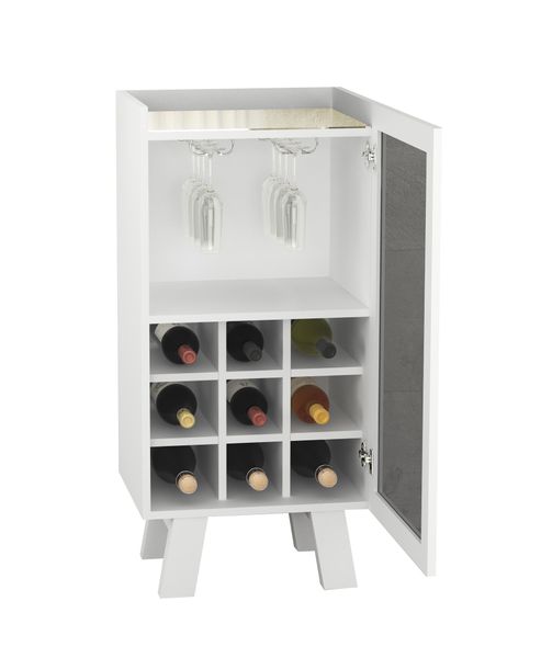 George &amp; Mason - Wine Cabinet with Glass Door