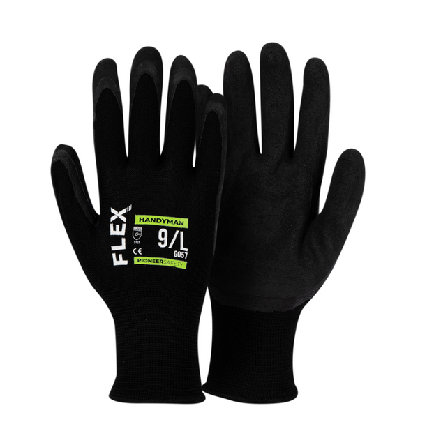 Flexi All Black Handy Man Safety Gloves Shop Today. Get it Tomorrow!