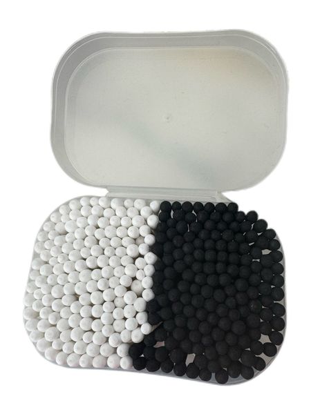 Cotton Bud 300 Pieces White and Black