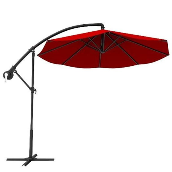Lifestyle 3m Cantilever Umbrella - Red