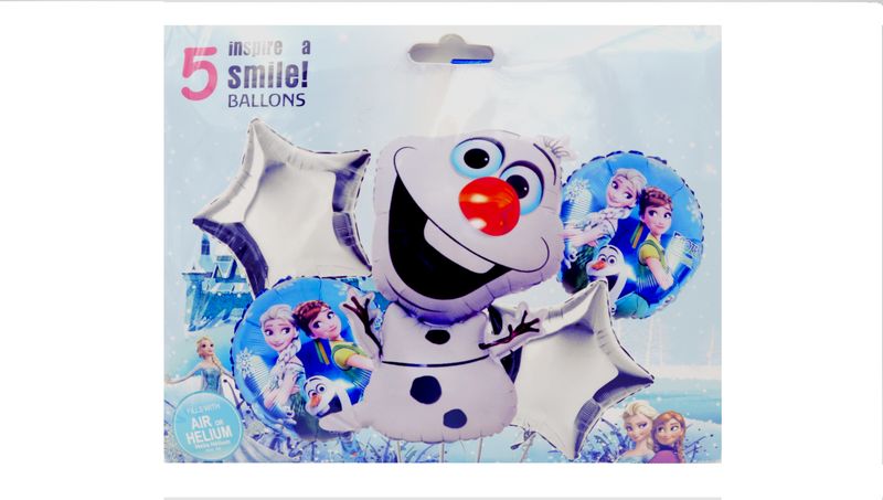 Olof and Frozen Party Balloons - 5 Piece