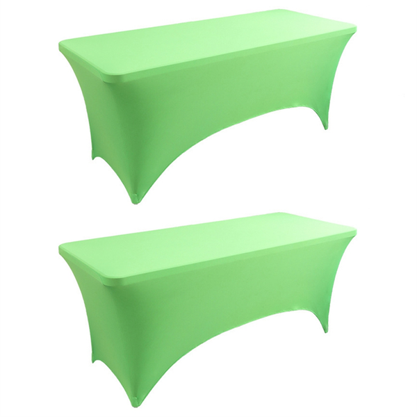 Tablecloths For Rectangular Tablecloths Stretch Fit Tablecloths Green