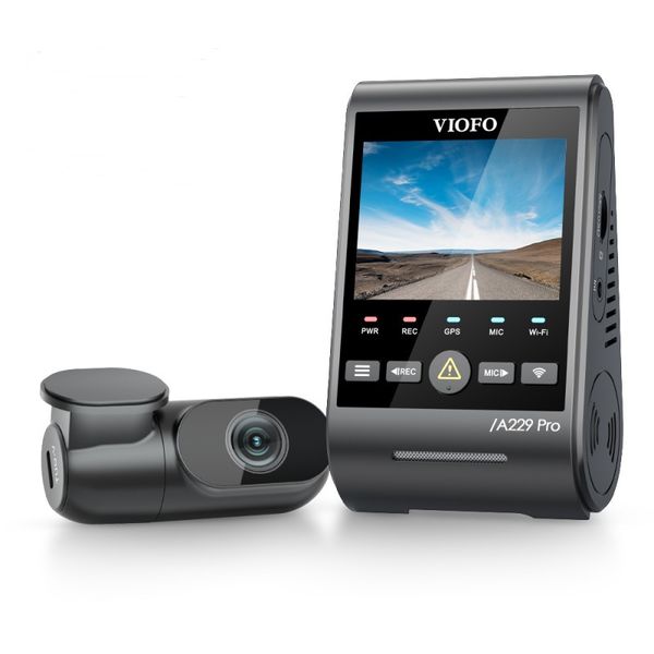 Viofo A229 Pro 2ch Front and Rear 4k+2k HDR Dual Dash Cam