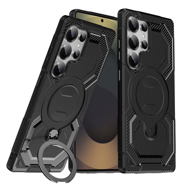 Rotating Magnetic Stand Phone Case Compatible With Samsung Galaxy S25 Ultra