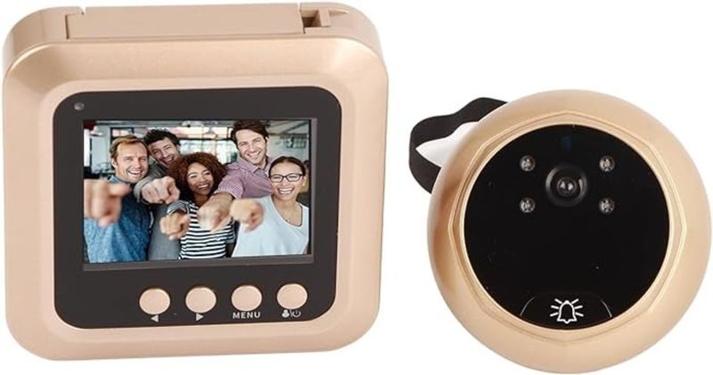 2.4 inch TFT Screen Digital Peephole Security Door Viewer, 1080P