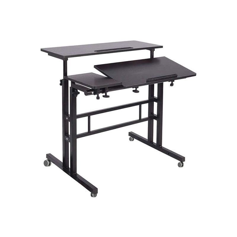 80cm Height Adjustable Rolling Laptop Portable Desk | Shop Today. Get ...