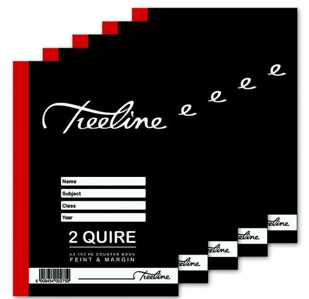 2 Quire A4 192 pg Hard Cover Book - ( 2 pack )