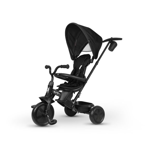Qplay Elite Platinum Tricycle with Reversing Seat Black