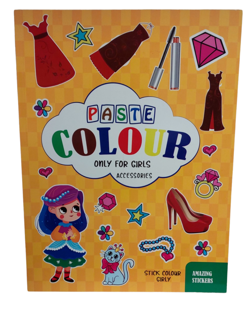 Accessories for Girls Colouring Book with Stickers | Shop Today. Get it ...