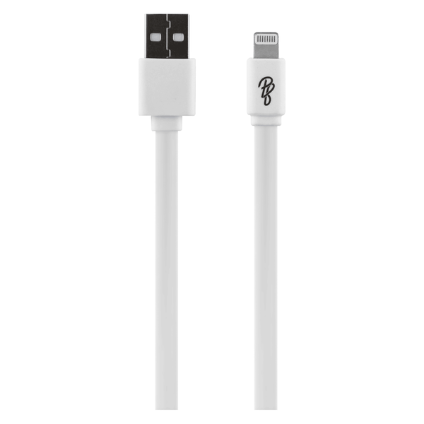 Pro Bass Energize 1m Lightning Cable - Fast Charging Durable White Cable