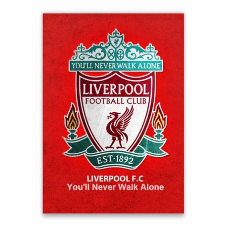 Liverpool Fc Logo And You Ll Never Walk Alone Poster A1 Buy Online In South Africa Takealot Com