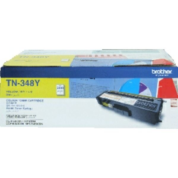 Brother toner cartridge TN348 H/YIELD YELLOW