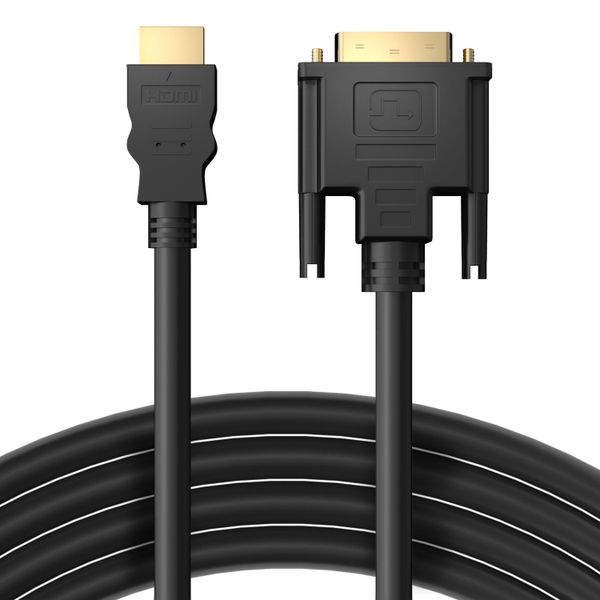 1080P HDMI to DVI-D Cable Male to Male Compatible with HDTV PC,PS4,PS5