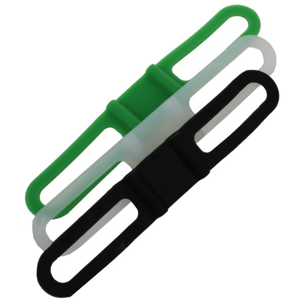 10 Bike Cycle Bicycle Silicone Elastic Strap Compatible with Universal