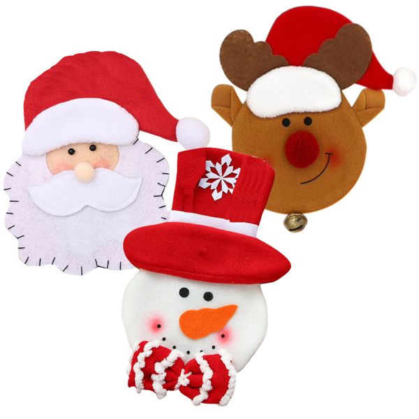 Home Decor Christmas Table Setting Cutlery Pocket Holder Set of 6