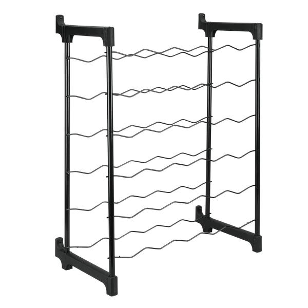 Metaltex Chianti PL Coated Bottle Rack, Holds 30 Bottles
