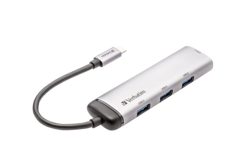 Verbatim Usb-C Multiport Hub 4-Port Usb 3.2 Gen 1 Type A