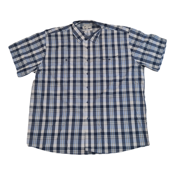 Sterling Check Shirt Navy/White/Blue image