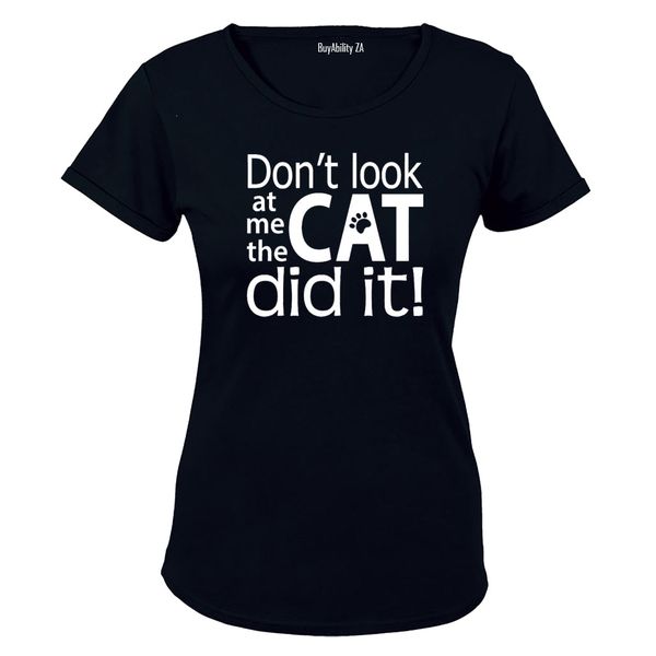 The Cat Did It - Ladies - T-Shirt