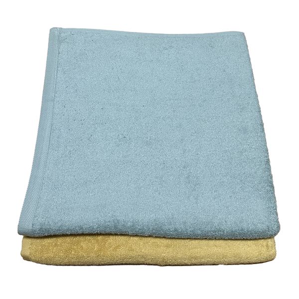 2 Pack Extra Large Bath Towel Luxury Cotton 80 x 150cm - BT14P166SFGRY