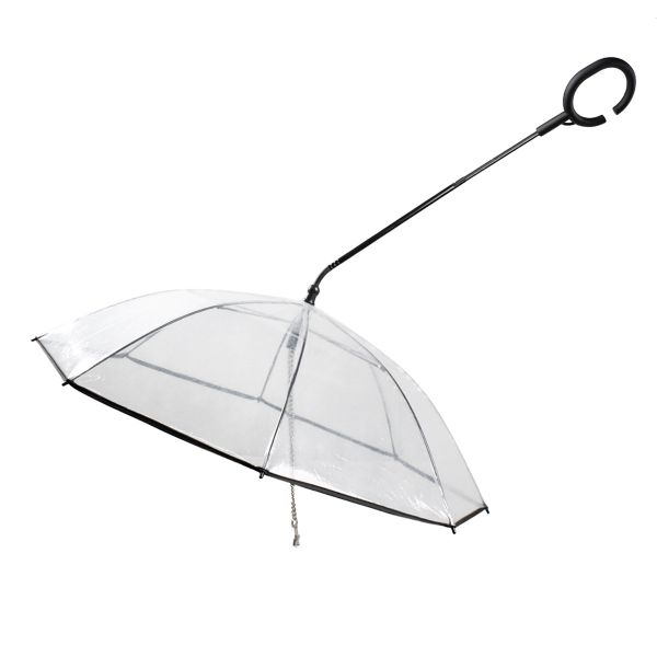 Pet Umbrella C-Shaped Outdoor Walking Keep Your Dog Dry In The Rain/Snow