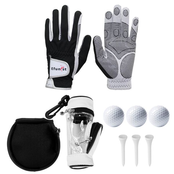 Golf Glove and Golf Protective Case Bag Kit