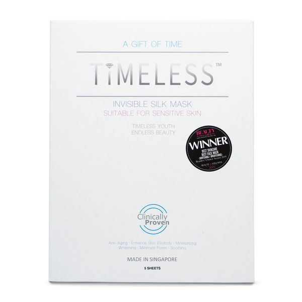 TIMELESS Invisible Silk Mask - Suitable for Sensitive Skin - 5 Sheets