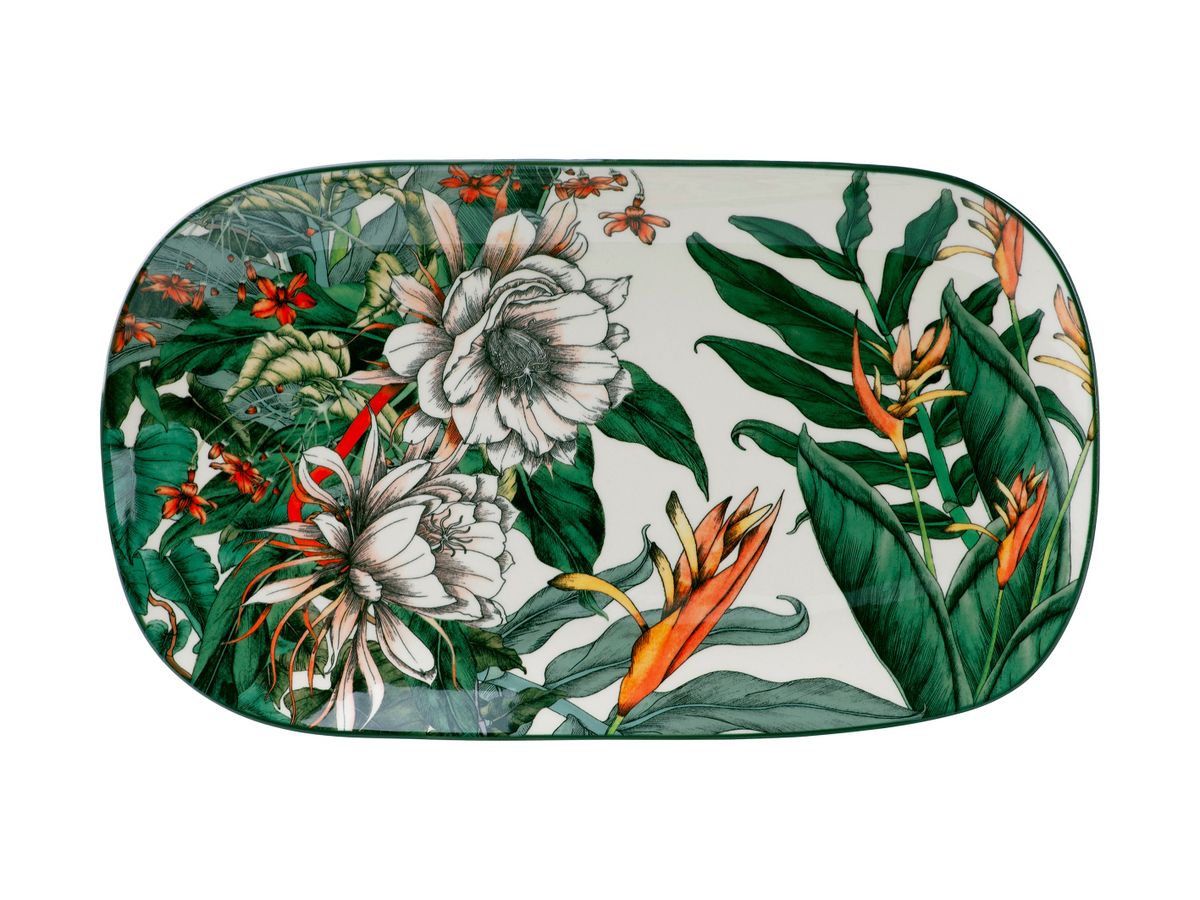 Maxwell and Williams Night Garden Oblong Platter 40x24cm Shop