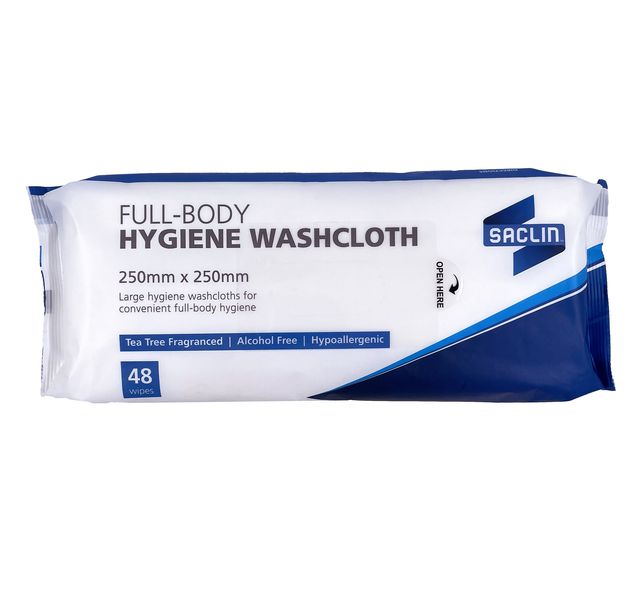 Saclin Full Body Hygiene Washcloth