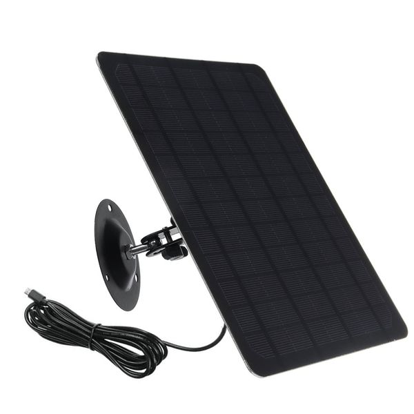10W 6V Solar Panel for Security Camera Outdoor Solar Power Panel Charger