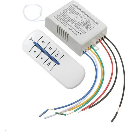 4-Channel Remote Control Switch 220v Home Lighting Image