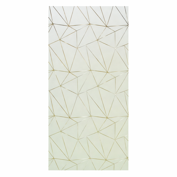 Modern Geometric Frosted Window Privacy Film