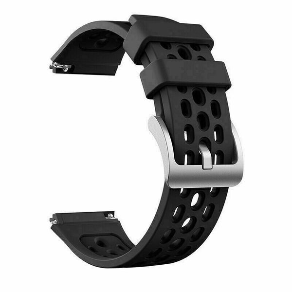Sports Silicone Strap Compatible with Huawei GT 2E-Black