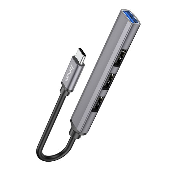 Hoco 4 Port USB Hub : TYPE-C