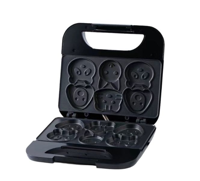 Automatic Electric Non-stick Desserts Cartoon Cookie Maker Machine-6 Holes