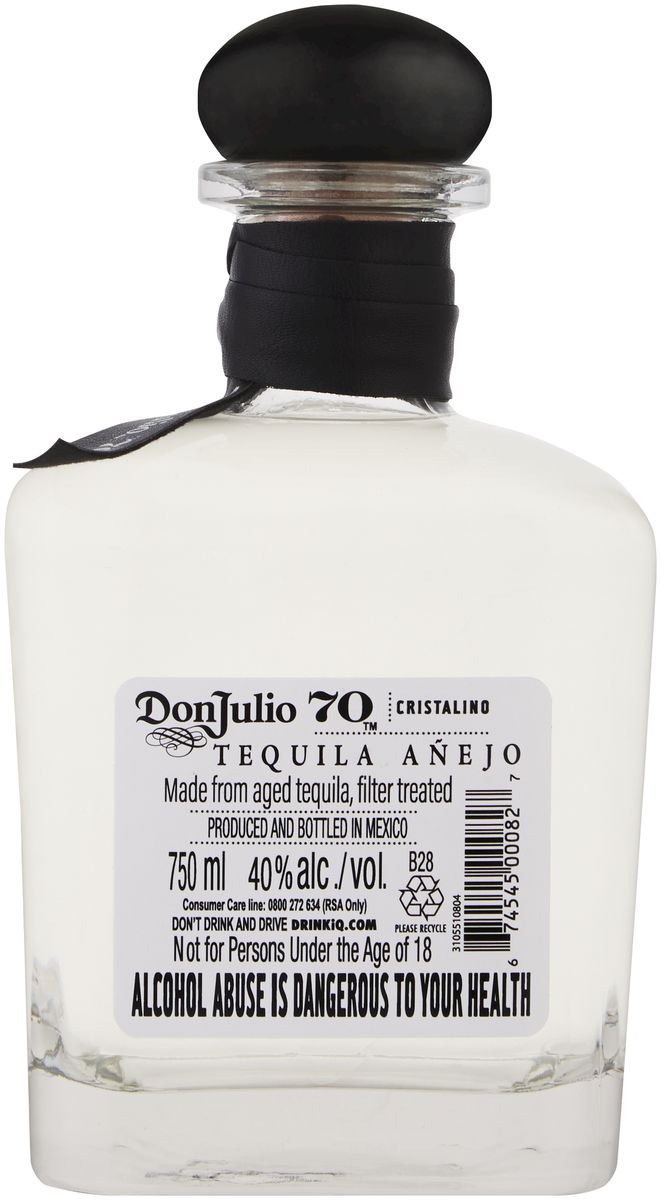 Don Julio 70 Anejo Cristalino Limited Edition Tequila 750ml | Shop