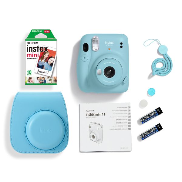 Instax Mini 11 Camera Kit (Camera + Case + Film)