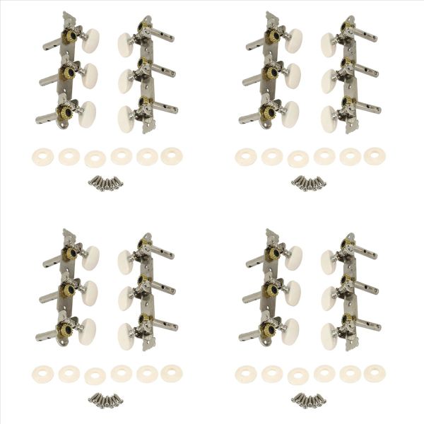 8 Pieces Acoustic Classic Guitar Set Tuning Pegs Keys Machine Heads Tuners