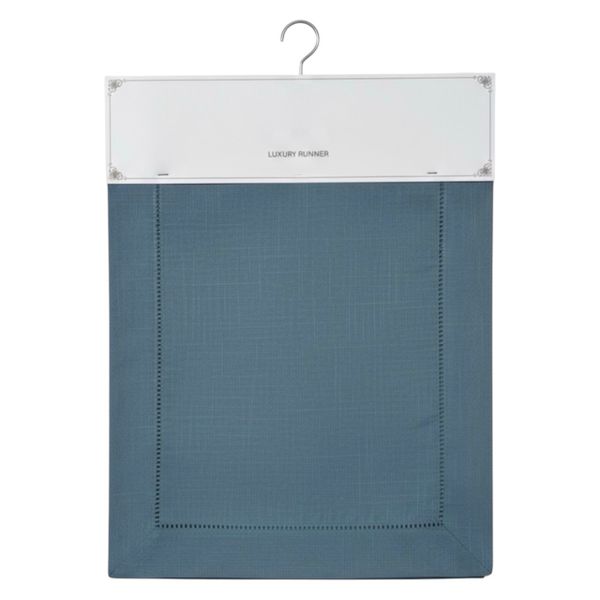 Luxury Blue Linen Table Runner-Where Modern Minimalism Meets Classic Grace