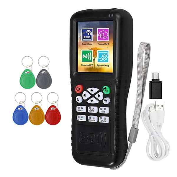 X100 Rfid Nfc Smart Card Reader Writer+5 X T5577 Keychain