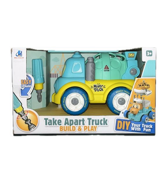 Kids Build and Play Mixer Truck