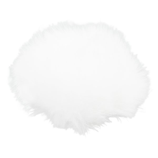 Clip-on Fur - White windscreen