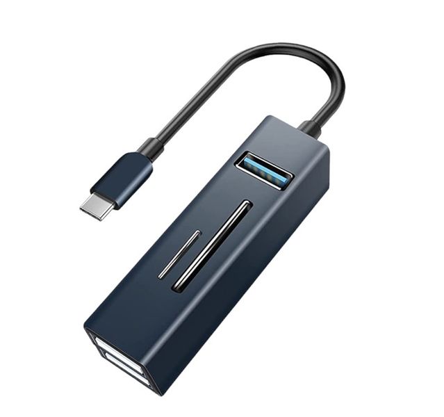 USB Hub 3.0 for PC,5 in 1 Upgraded Aluminum USB C Hub, Type C