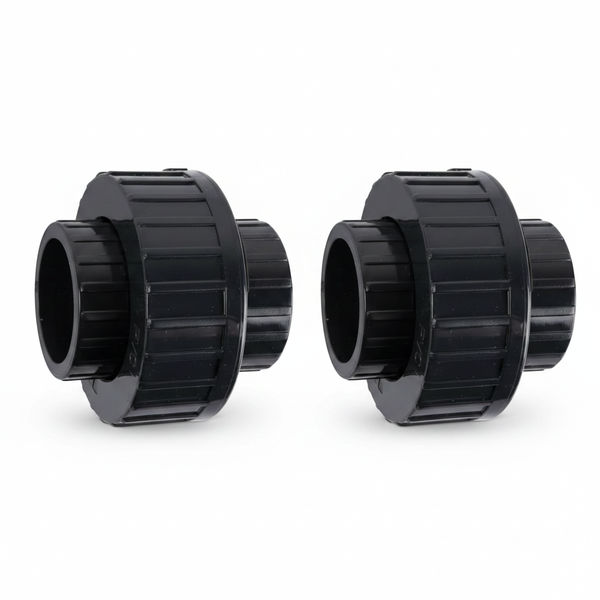 PVC Union Fitting with O-Ring 32mm - Leak-Free Connection - 2 Pack