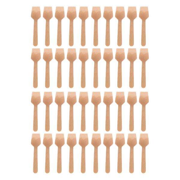 Regent Disposable Bamboo Mini Cocktail Spades 110mm 2 Pack 40 Piece