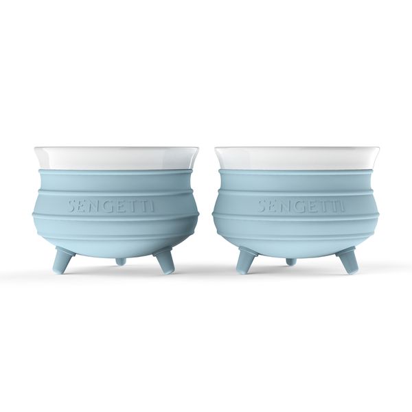 Mini Potjie Pot (Pair) - Sengetti by Andy Cartwright - Aqua