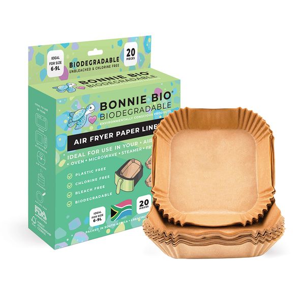 Bonnie Bio Air Fryer Paper Liners 20s - 6-9L